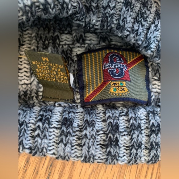 Vintage 90’s men’s textured sweater, grandpa core, medium 3D knit - Picture 5 of 5